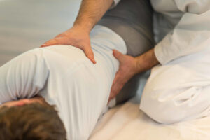 Detail Seitenlage Shiatsu
